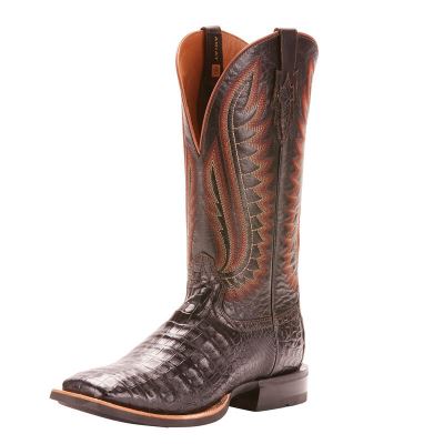 Ariat Western: Double Down Botas Western Hombre - Burdeos (MEVPL4572)